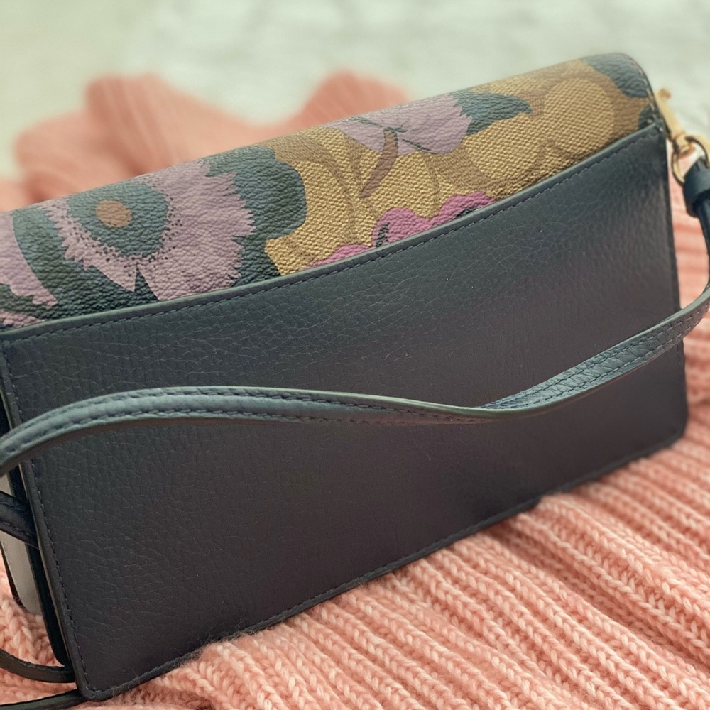 🆕 COACH | Purple Floral Purse BOXED - Picture 13 of 16